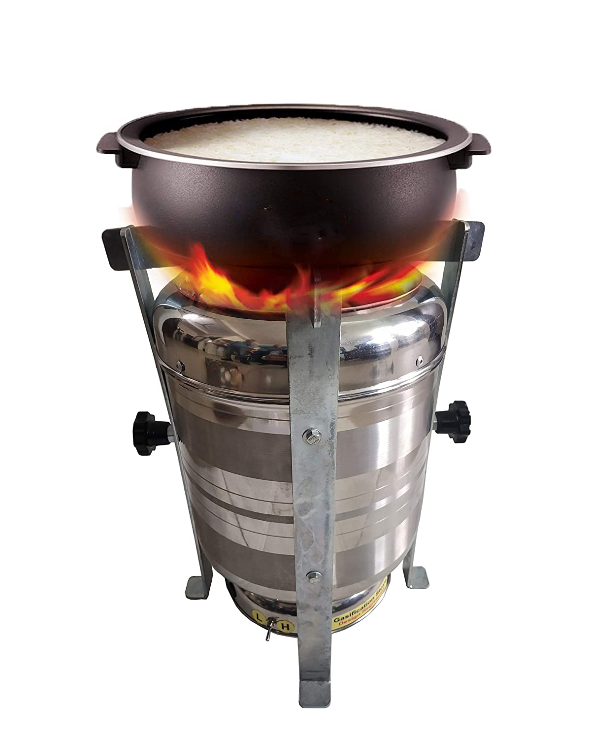 Pepl Biostove(Gasification Chulha,Stainless Steel-Exl) - PEPL STORE